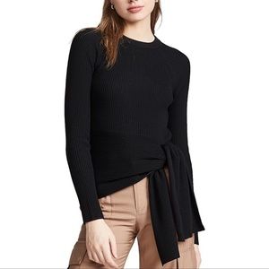 3.1 Phillip Lim Ribbed Wool Blend Pullover Sweater